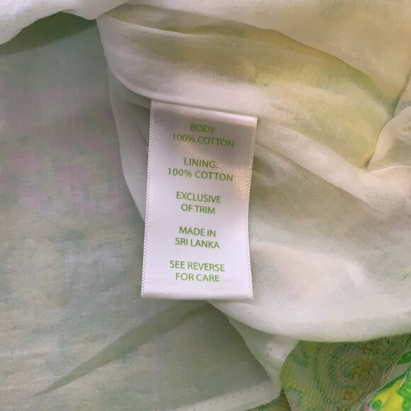 Lilly Pulitzer Lime Green Mini Skirt - Picture 3 of 6